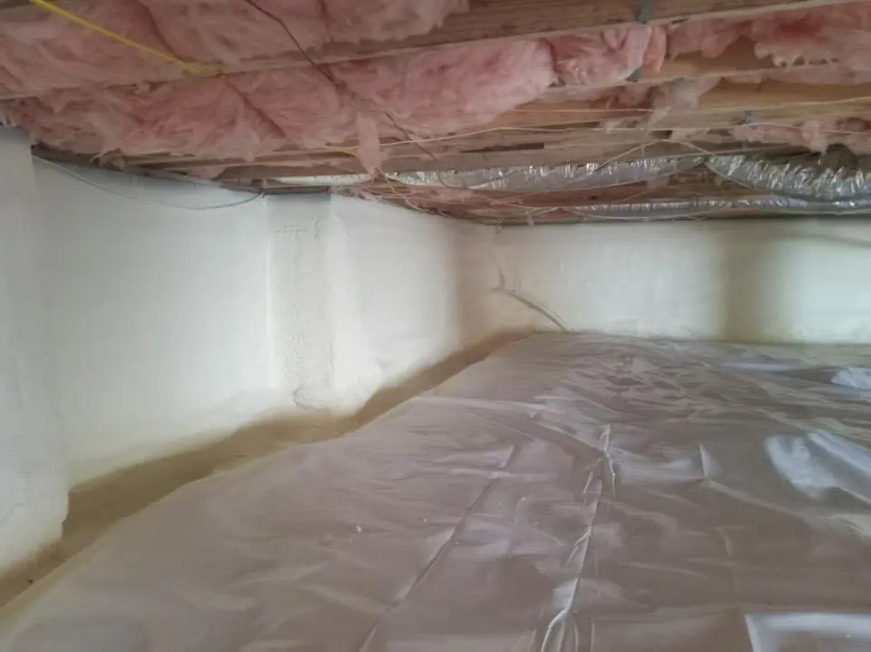 Crawl space encapsulation with closed-cell spray foam for Roof Maintenance in Guntersville